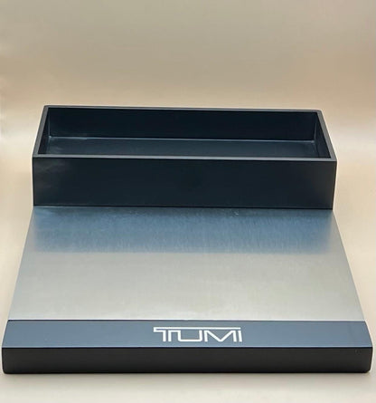 Tumi Multi-Use Retail Display Case: Brand  New. Color Black & Gun Metal Silver