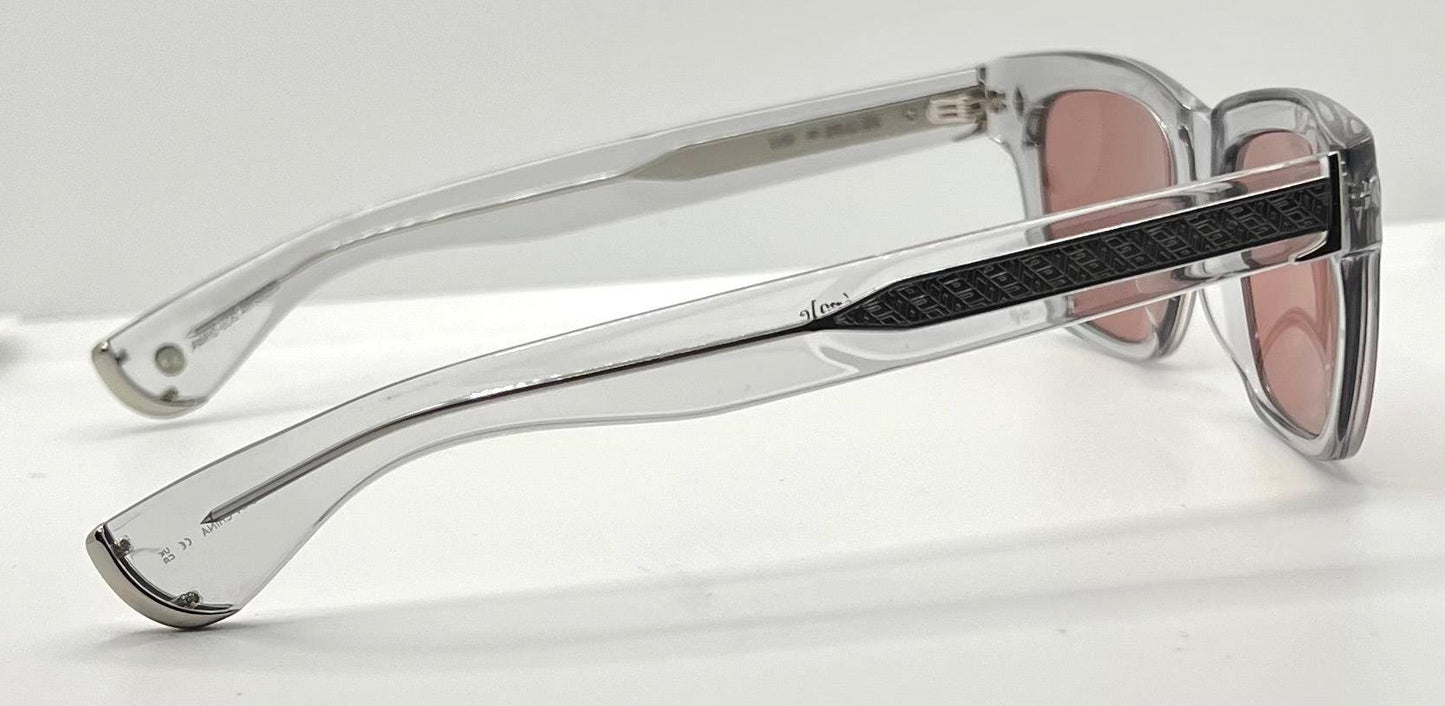 Garrett Leight X Officine Générale Ogx Crystal W|New, Solid Rose Custom Tinted Lenses