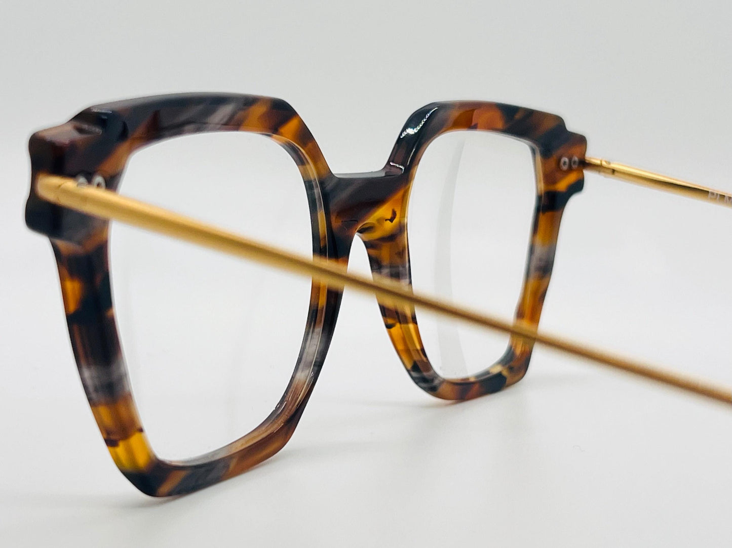 Plm Plein Les Mirettes Eyeglass Frame Mod. Hybride (Hyb) Xvi 425 Brand New With Case