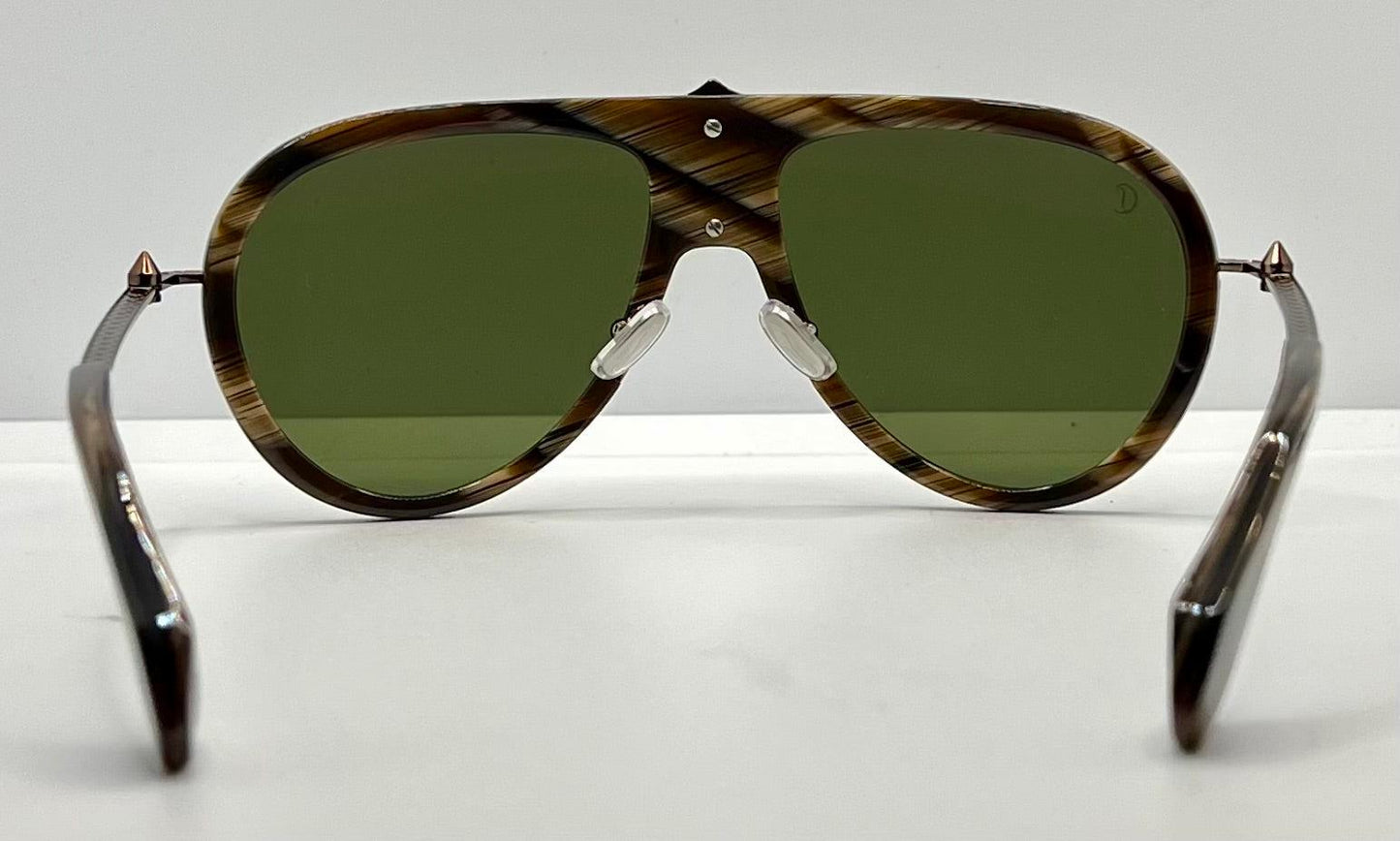 Christian Louboutin Lb0004 62N-Greggo Sunglasses - Brown Horn|Bronze-Zeiss Lenses-Italy-61Mm