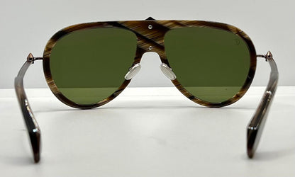 Christian Louboutin Lb0004 62N-Greggo Sunglasses - Brown Horn|Bronze-Zeiss Lenses-Italy-61Mm