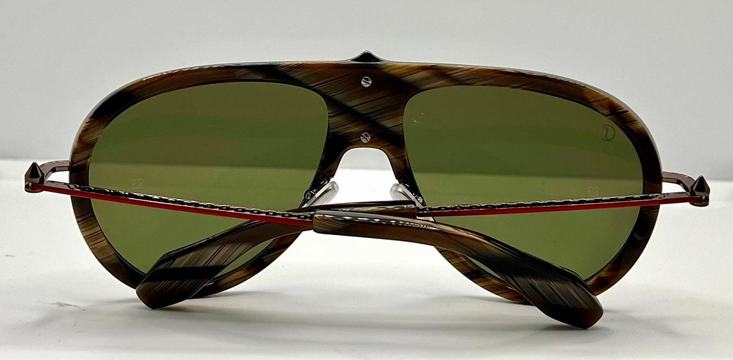 Christian Louboutin Lb0004 62N-Greggo Sunglasses - Brown Horn|Bronze-Zeiss Lenses-Italy-61Mm