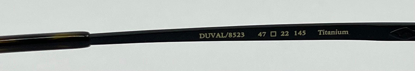 Seraphin Duval 8523 Eyeglasses Titanium Black 47-22-145|Handmade Japan-New