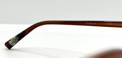 Kung Fu Eyes By Eve D – Model Scott 1060 – Handmade In Germany W|New, Custom Brown Gradient Lenses