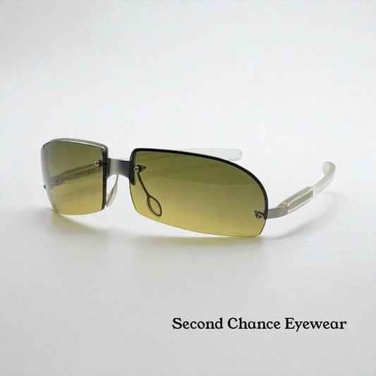 Prada Spr 72A Vintage Shield Sunglasses-Gradient Lenses-Y2K-Italy-Deadstock|New