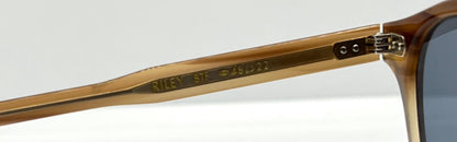 Garrett Leight Riley Btf Sunglasses W|New Pacific Blue Custom Lenses-Full Kit-Unworn-48Mm