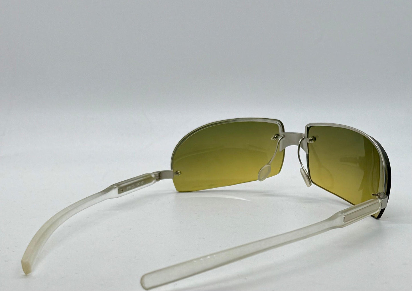 Prada Spr 72A Vintage Shield Sunglasses-Gradient Lenses-Y2K-Italy-Deadstock|New