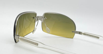 Prada Spr 72A Vintage Shield Sunglasses-Gradient Lenses-Y2K-Italy-Deadstock|New
