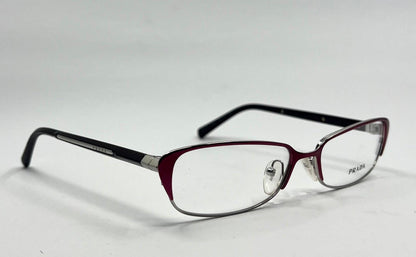Prada Vpr 5-O Optical Frame – Italian Made – Size 54-16-135 – Burgundy