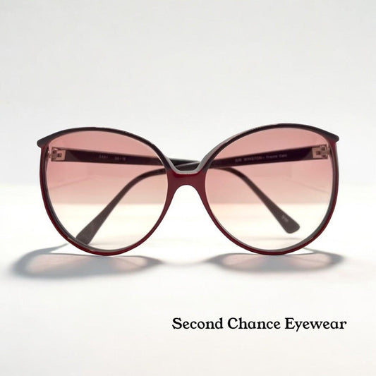 Sir Winston 3491-Vintage Sunglasses-Rosé Smoke Fade Lenses-Deadstock-Italy