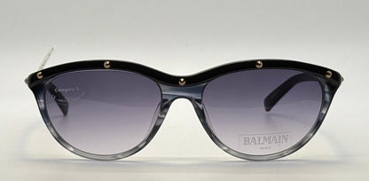 Brand New|Uworn Deadstock Balmain Bl 2007 Sunglasses – Made In France, Black|Smoky Grey