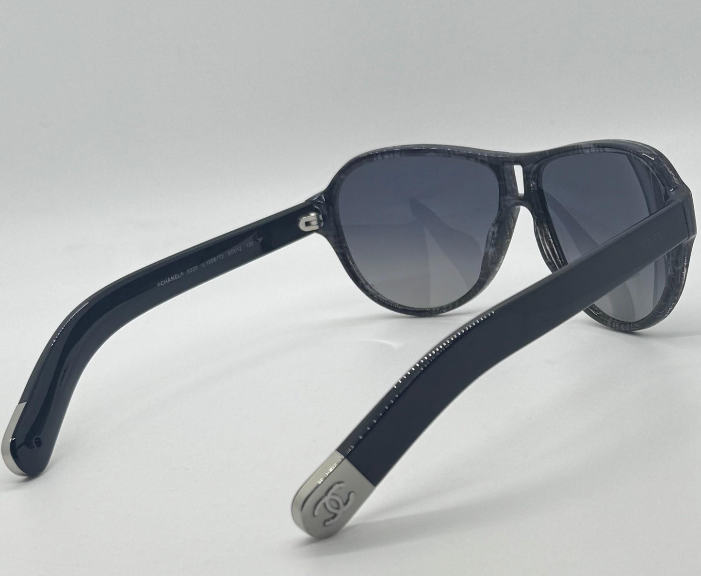 Chanel 5233 Polarized Sunglasses-Iconic Aviator Elegance In Col. 1208|T3 – Full Kit