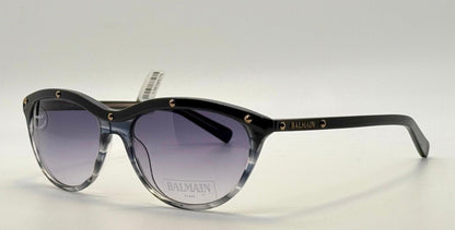 Brand New|Uworn Deadstock Balmain Bl 2007 Sunglasses – Made In France, Black|Smoky Grey
