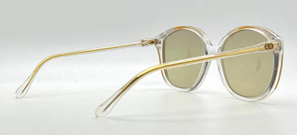 Apology Design by Cecilio Orsini “Rapsodia 2” Vintage Sunglasses w|New, Custom Clear Gold Lenses-Deadstock