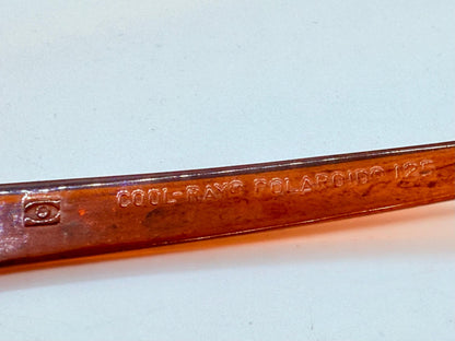 Cool-Ray Polaroid 125 Vintage Sunglasses W|New, Custom Bottle Green Lenses