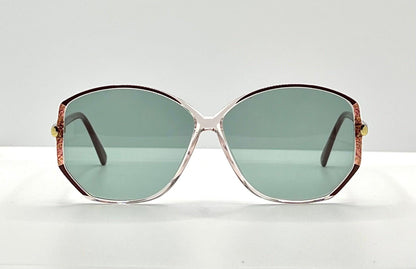 Silhouette Spx M1793 Vintage Sunglasses W|New, Custom Aquamarine Lenses-Deadstock-Austria