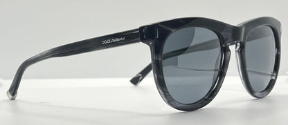 Dolce & Gabbana Dg4281 2924|6G Smoke Grey Sunglasses Silver Mirror Lens Full Kit Italy