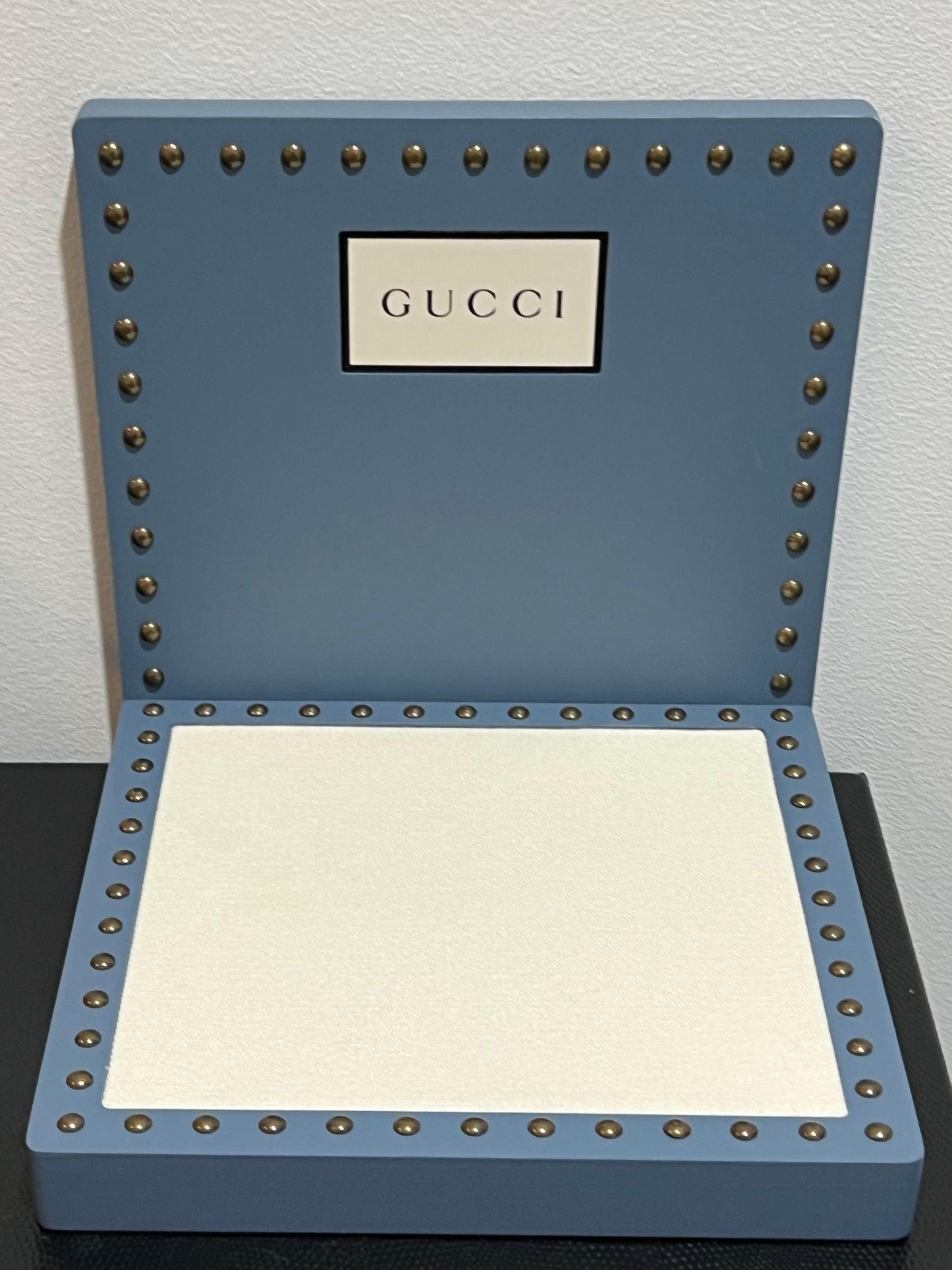 Gucci Studded Flat-Back Dresser Countertop Display | Retail Display | Rare