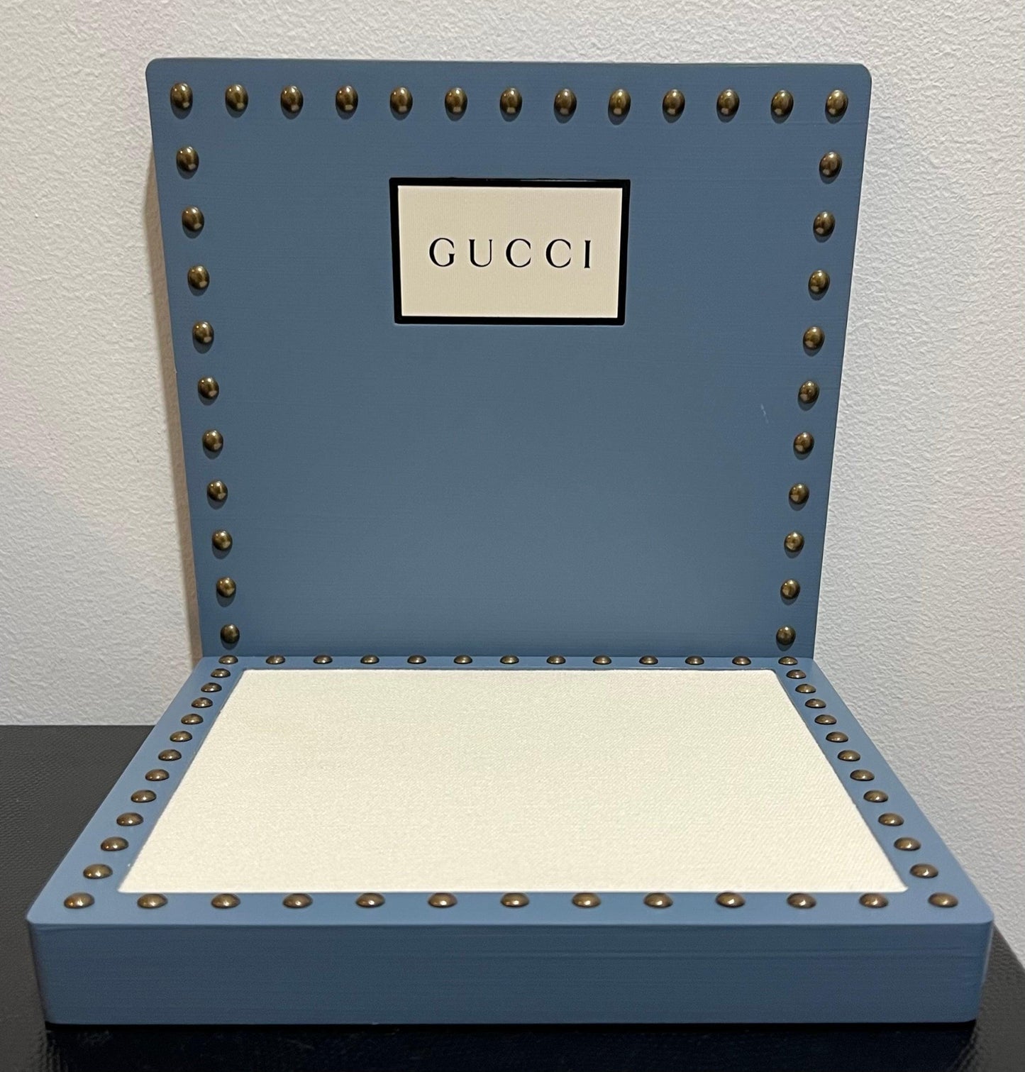 Gucci Studded Flat-Back Dresser Countertop Display | Retail Display | Rare