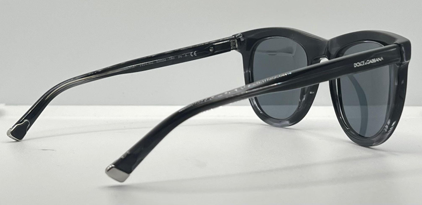 Dolce & Gabbana Dg4281 2924|6G Smoke Grey Sunglasses Silver Mirror Lens Full Kit Italy