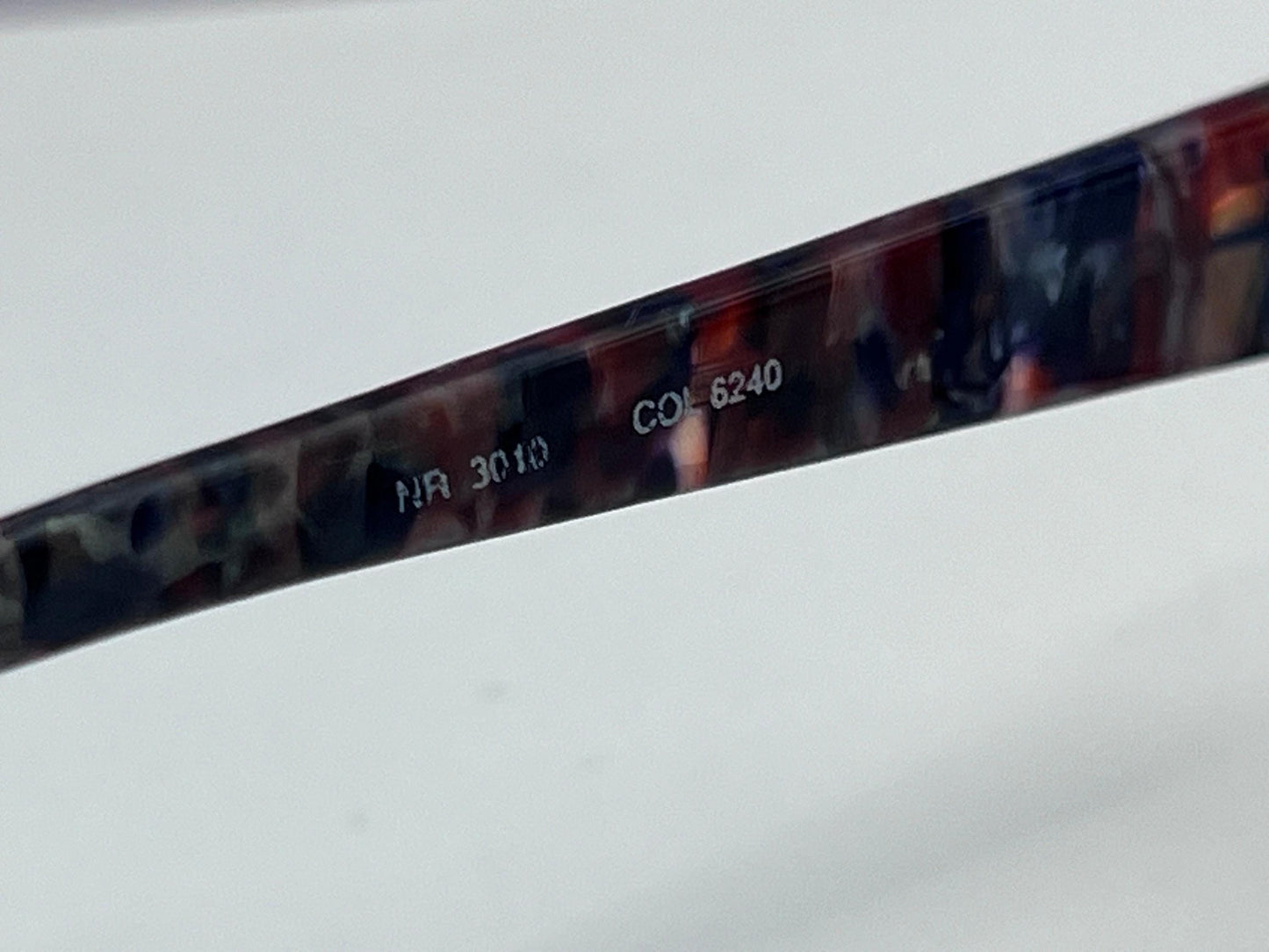 Nina Ricci Nr 3010 Col.6240 Butterfly Frame-Multi Color With Gold Hardware 55-16