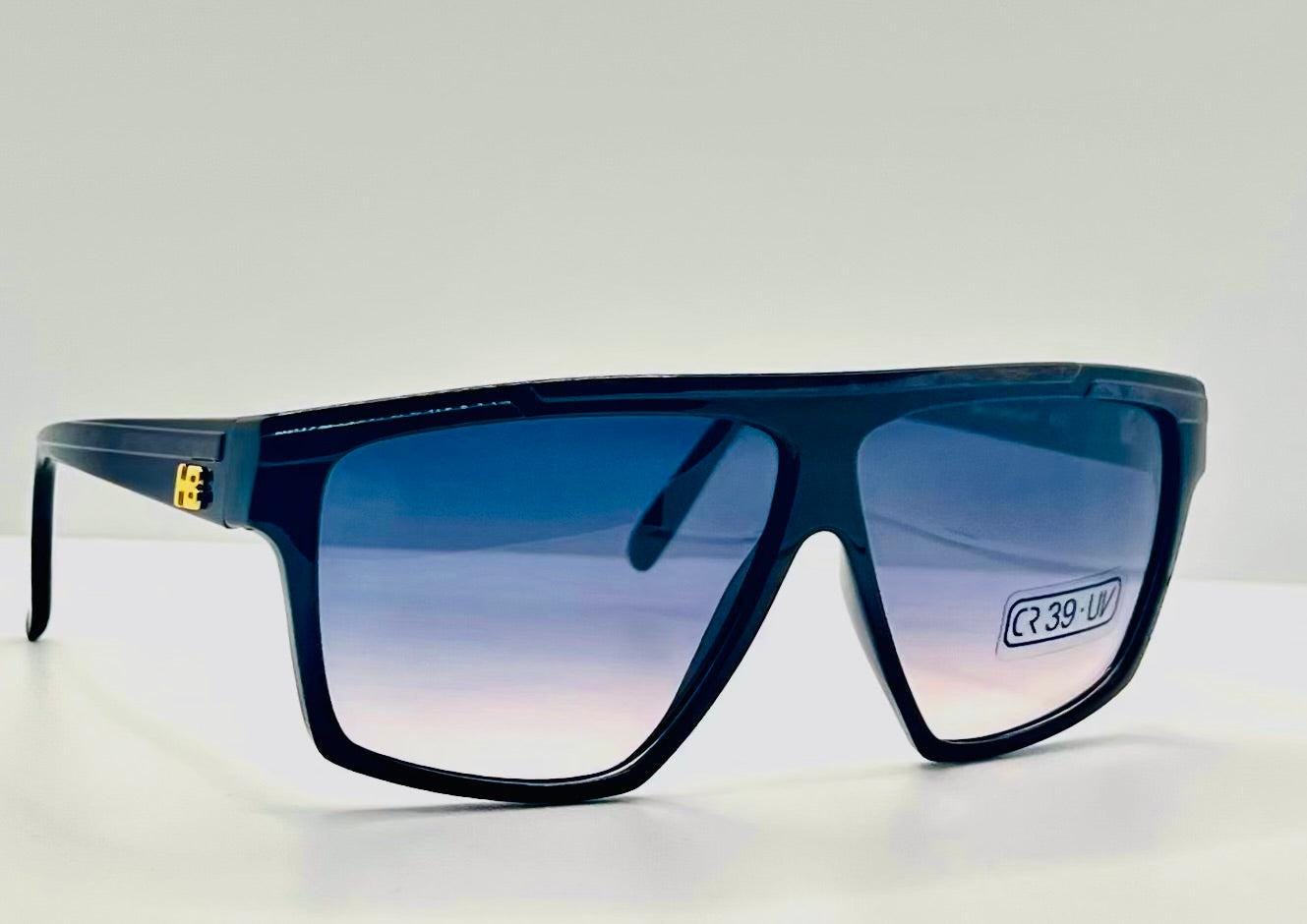 Harvé Benard 402 133 Vintage Sunglasses Italy Cr39 Tortoise Shield 60Mm