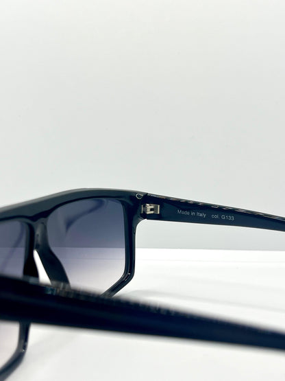 Harvé Benard 402 133 Vintage Sunglasses Italy Cr39 Tortoise Shield 60Mm