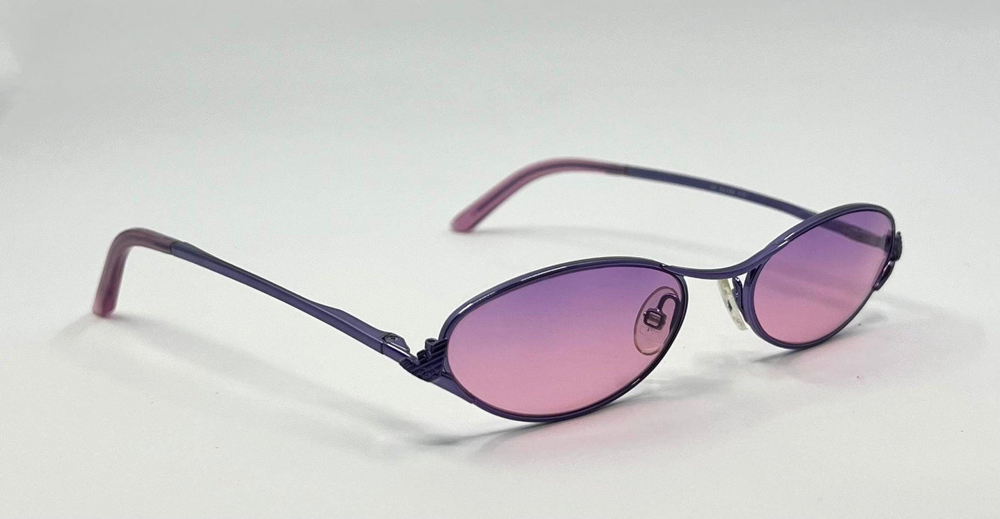 Emporio Armani Ea9189 P7C Oval Sunglasses-Y2K Vitnage W|New Purple Gradient Custom Lenses-Unworn