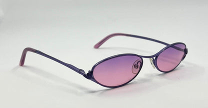 Emporio Armani Ea9189 P7C Oval Sunglasses-Y2K Vitnage W|New Purple Gradient Custom Lenses-Unworn