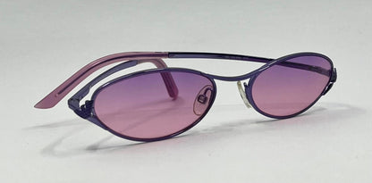 Emporio Armani Ea9189 P7C Oval Sunglasses-Y2K Vitnage W|New Purple Gradient Custom Lenses-Unworn