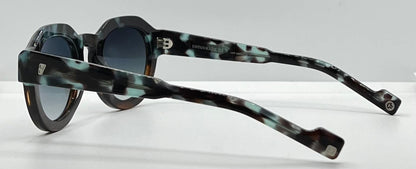Entourage of 7 “Serrano” 09-04 Sunglasses-Blue Granite|Tortoise-Handmade in Japan-New|Unworn-Full Kit