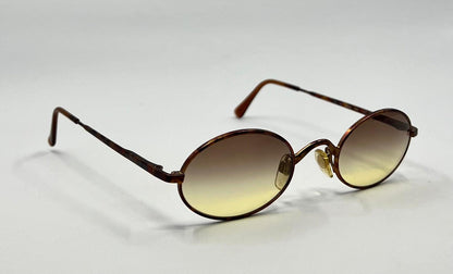 Giorgio Armani 122 727 Vintage Round Sunglasses W|New Gradient Tinted Custom Lenses-Unworn|Deadstock