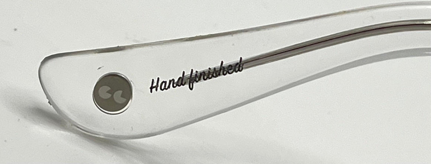 Garrett Leight Canter Cr Crystal Sunglasses W|New Violet Fade Custom Lenses-47Mm-New|Unworn