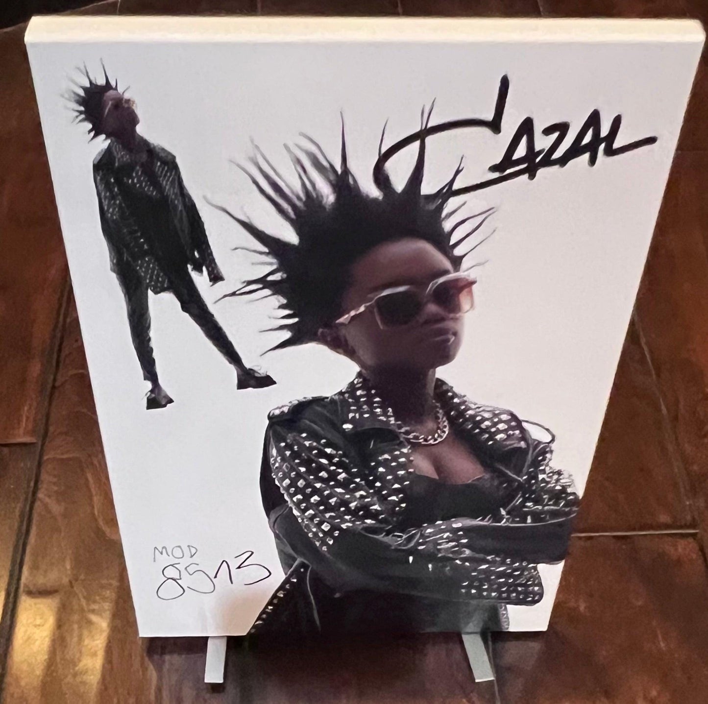 Cazal Counter Cards- Dual Sided Countertop Displays-Metal Foldout Legs-Brand New