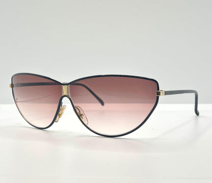 Jean Pierre Lamy Vintage Sunglasses-France-Original Jpl Logo Pink Lenses