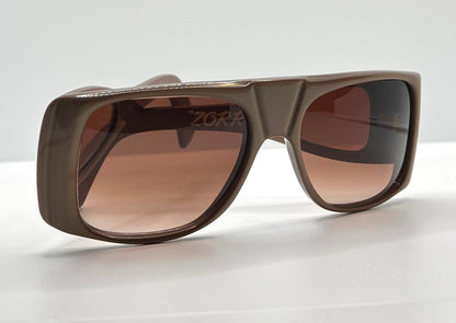 Ultra “Zorro” Vintage Sunglasses W|New, Custom Brown To Rose Gradient Lenses – Side Shields – Deadstock