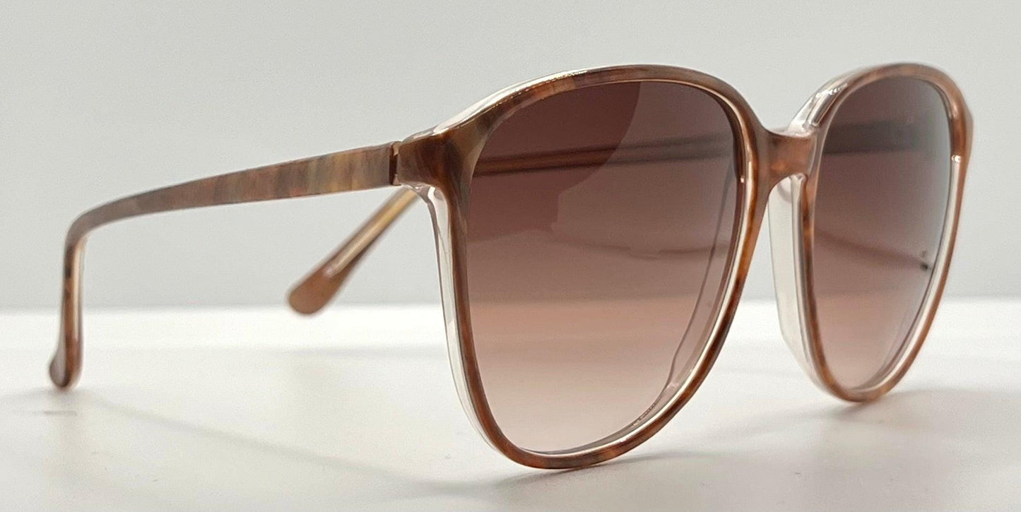 Demitria Sand Vintage Marble Sunglasses 57Mm W|Gradient Rose Lenses-Nos