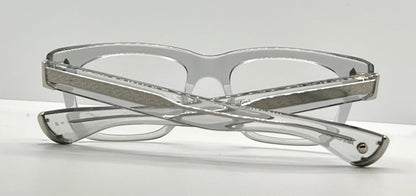 Garrett Leight X Officine Générale Ogx Optical Frame-Crystal 50-20Mm-New|Full Kit