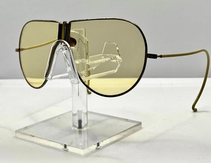 Korean War-Era Folding Aviator Military Glasses – Original Yellow Glass Lenses