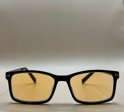 Abbot Optical Amber Lens, Blue Light Blocking Gaming & Computer Glasses-Brand New (Magnification +1.0-3.5)