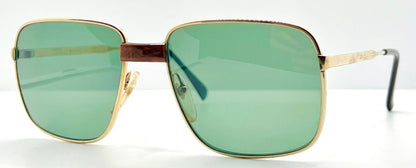 Gehami 381 G2 Vintage Gold Sunglasses-Original Lenses-Deadstock Italy