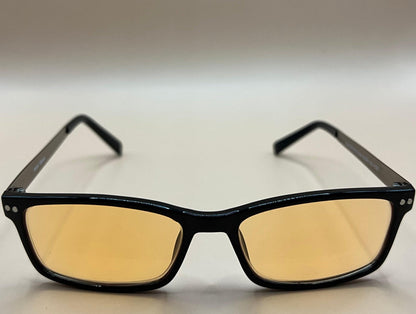 Abbot Optical Amber Lens, Blue Light Blocking Gaming & Computer Glasses-Brand New (Magnification +1.0-3.5)
