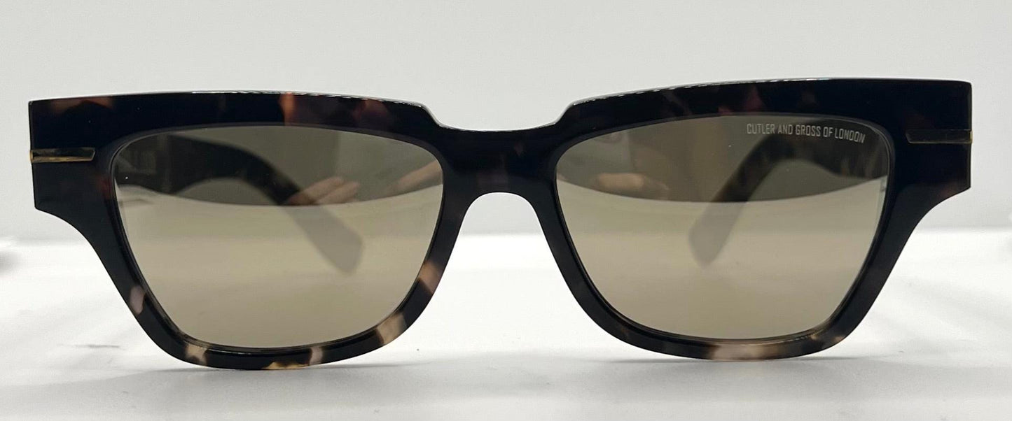 Cutler and Gross M1349 C03 Handmade Sunglasses-Tortoise-54mm-New|Full Kit