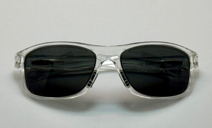 Vintage Revo Harness Polarized Sunglasses-Crystal Clear Frame W|New Dark Grey Polarized Lenses