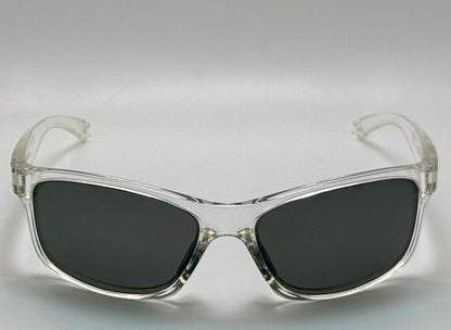 Vintage Revo Harness Polarized Sunglasses-Crystal Clear Frame W|New Dark Grey Polarized Lenses