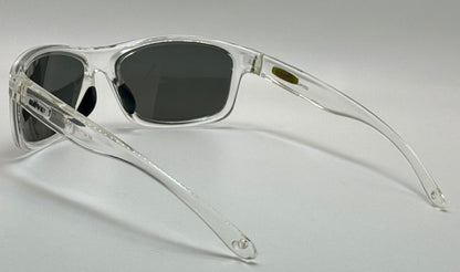 Vintage Revo Harness Polarized Sunglasses-Crystal Clear Frame W|New Dark Grey Polarized Lenses