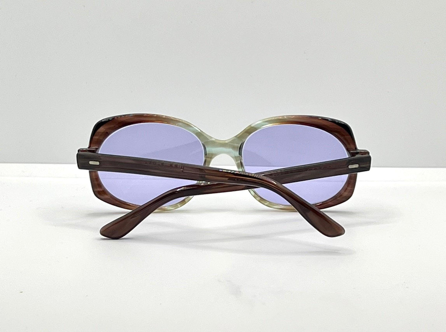 Artoptic Ines 52-20 – Vintage French Butterfly Sunglasses W|New, Custom Violet Lenses-Deadstock