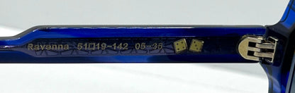 Entourage of 7 “Ravenna” Blue Havana Gradient 51mm Sunglasses-Made in Japan-New|Unworn -Full Kit