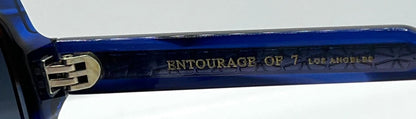 Entourage of 7 “Ravenna” Blue Havana Gradient 51mm Sunglasses-Made in Japan-New|Unworn -Full Kit