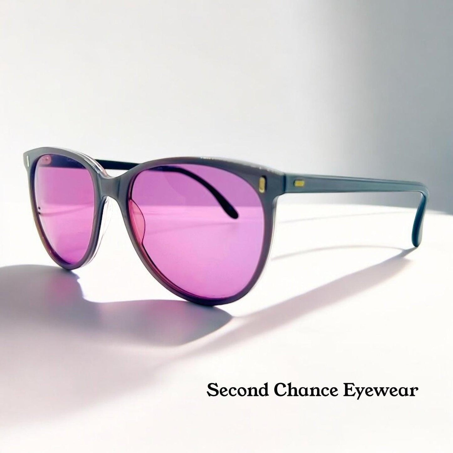 Calvin Klein Ck-4|S Vintage Sunglasses W| Custom Pink Lenses – Deadstock